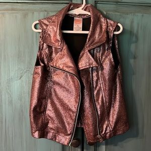 Girls shimmer vest